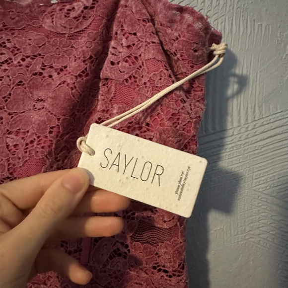 SAYLOR Uri Dress in Raspberry - Picture 4 of 6